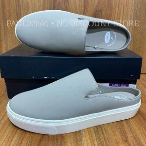 DR.SCHOLLS Women's Essential Collection Slip-On Comfort Mules, Gray